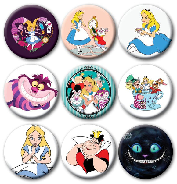 Alice In Wonderland Pins Collection - Kwaitokoeksister South Africa