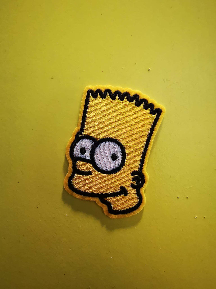 Urbanski Patch Bart Simpson toont zijn kont geborduurde strijkpatch 8 x 6 cm | Applicatie om te strijken of te naaien Urbanski Patch Bart Simpson toont zijn kont geborduurde strijkpatch 8 x 6 cm | Applicatie om te strijken of te naaien