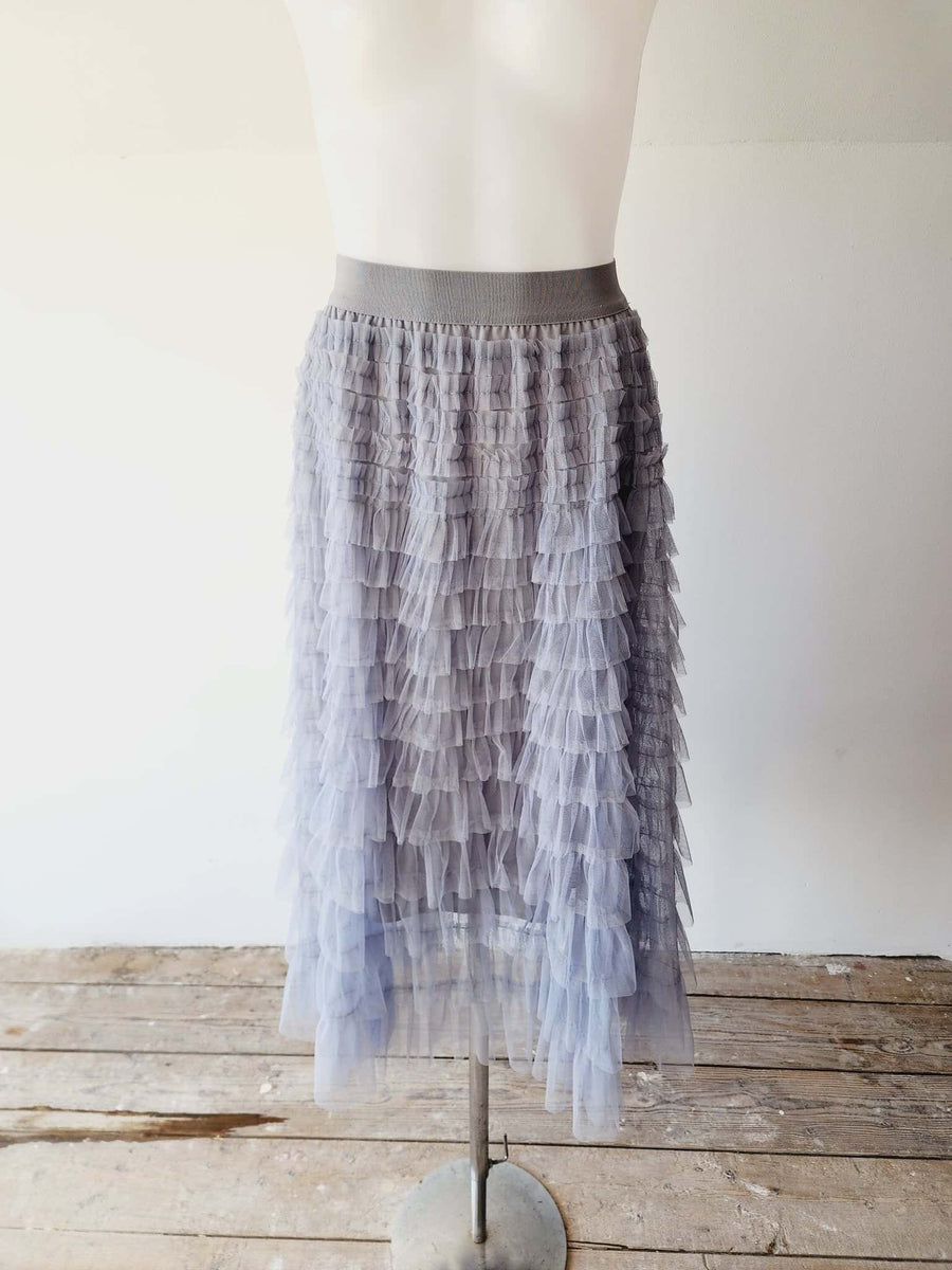 Grey Tulle Skirt