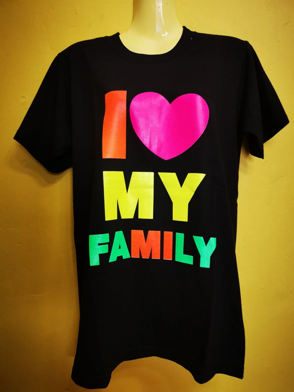 Lumo I love my Family T-shirt - Kwaitokoeksister South Africa