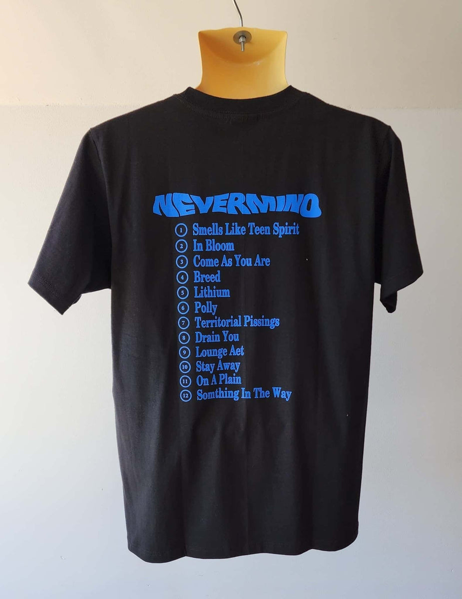 Nevermind Nirvana Double Sided Black T-shirt|Kwaito Koeksister