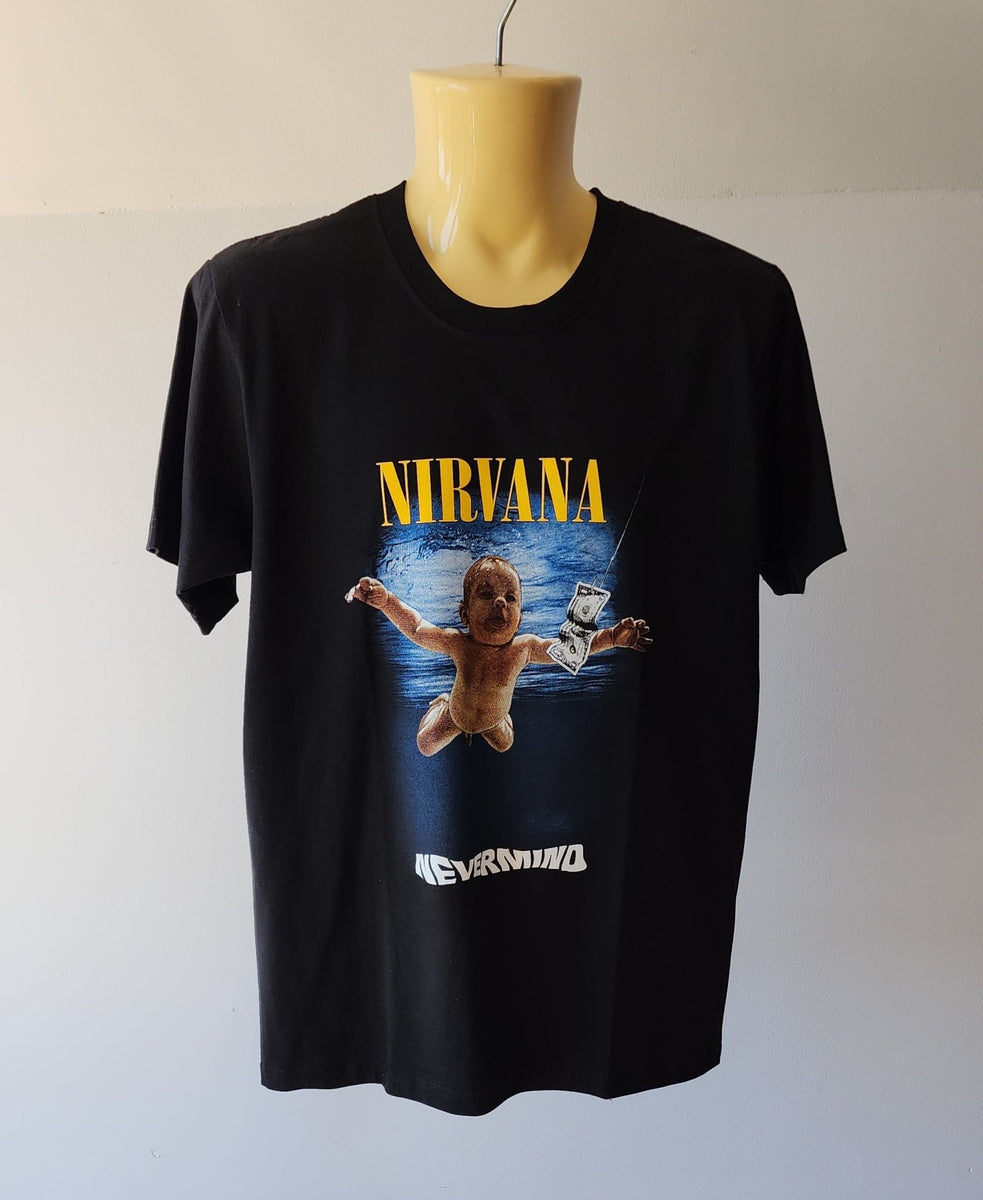 Nevermind Nirvana Double Sided Black T shirt Kwaito Koeksister