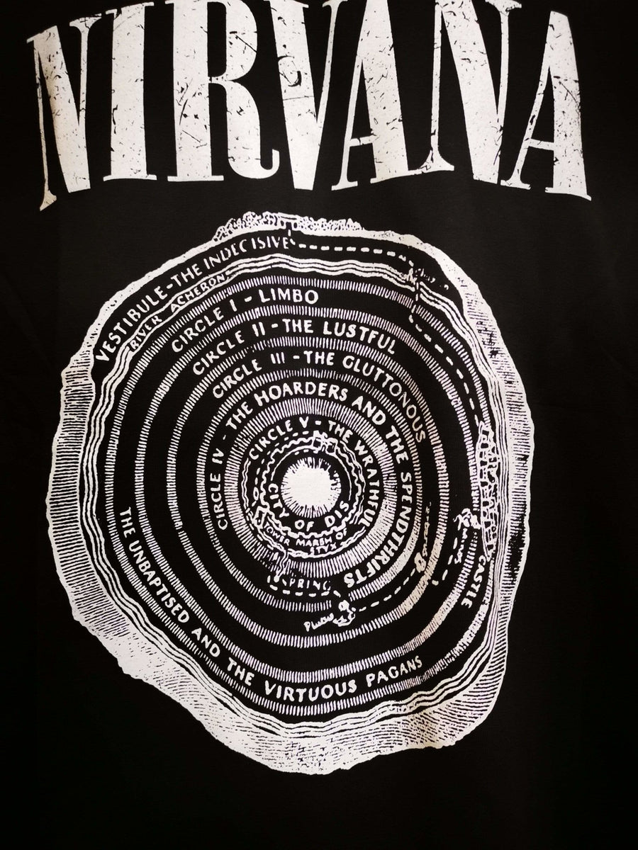 Nirvana T-shirt Black with White|Kwaito Koeksister|South Africa, image size:900x1200