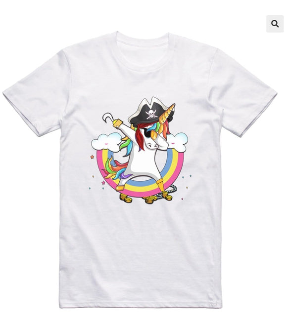 Pirate Unicorn T-shirt - Kwaitokoeksister South Africa