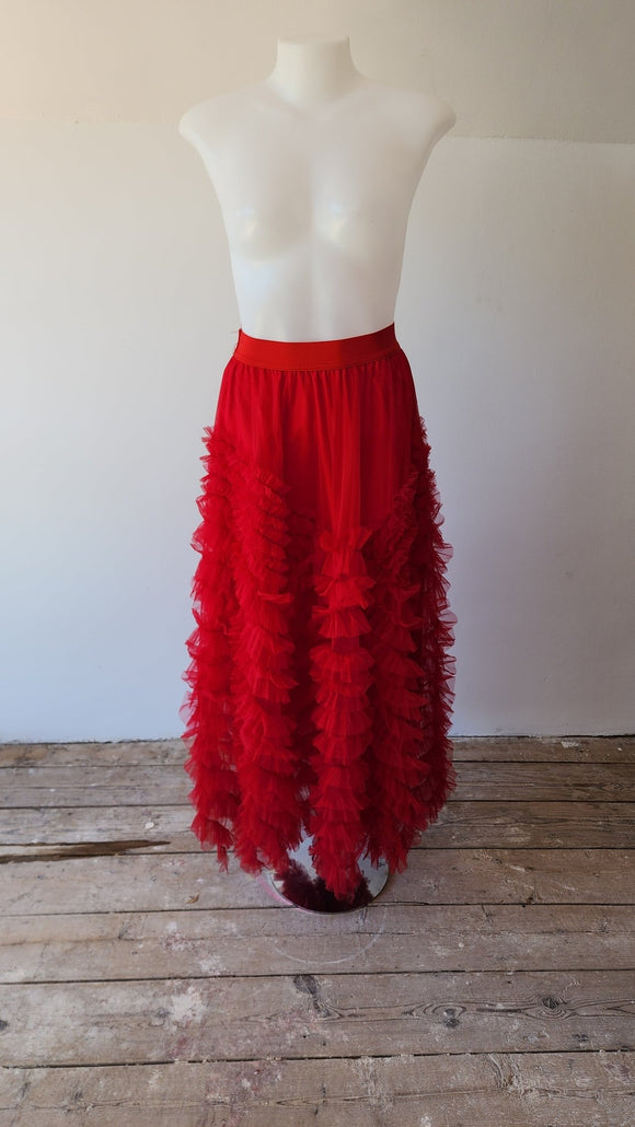 Red Ballroom Tulle Skirt - Kwaitokoeksister South Africa