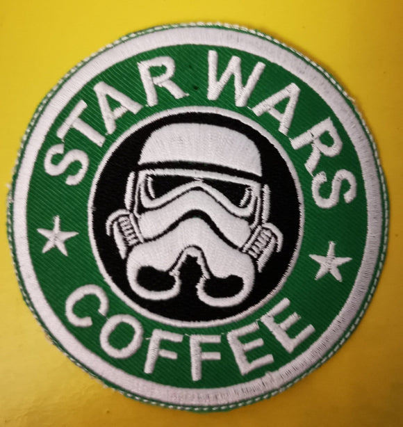 Star Wars Coffee Embroidered Iron on Patch - Kwaitokoeksister South Africa