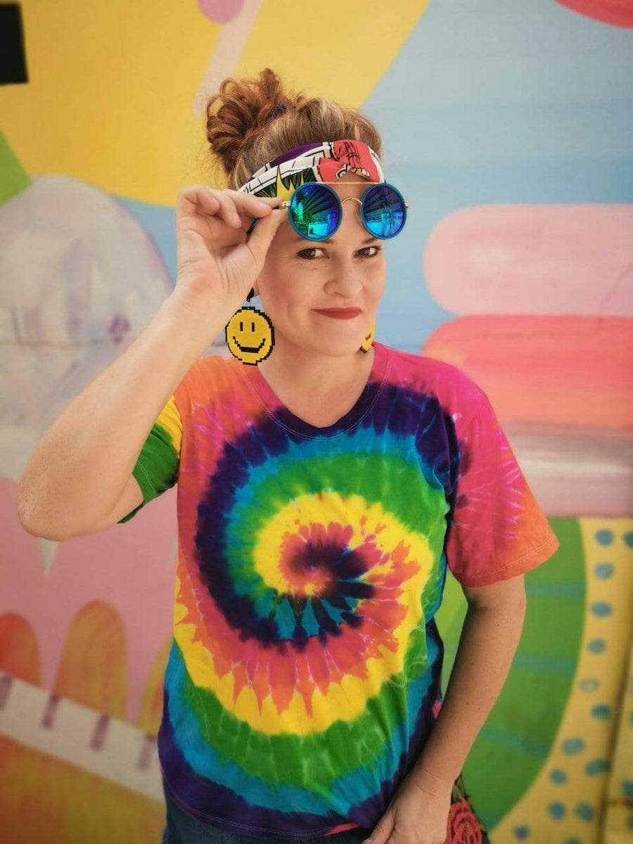 tie dye t shirt for ladies