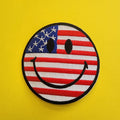 USA Smiley Iron on Patch