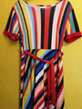 Various colour stripe Dress