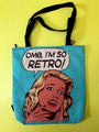 Water Repellent Retro Shopper bag