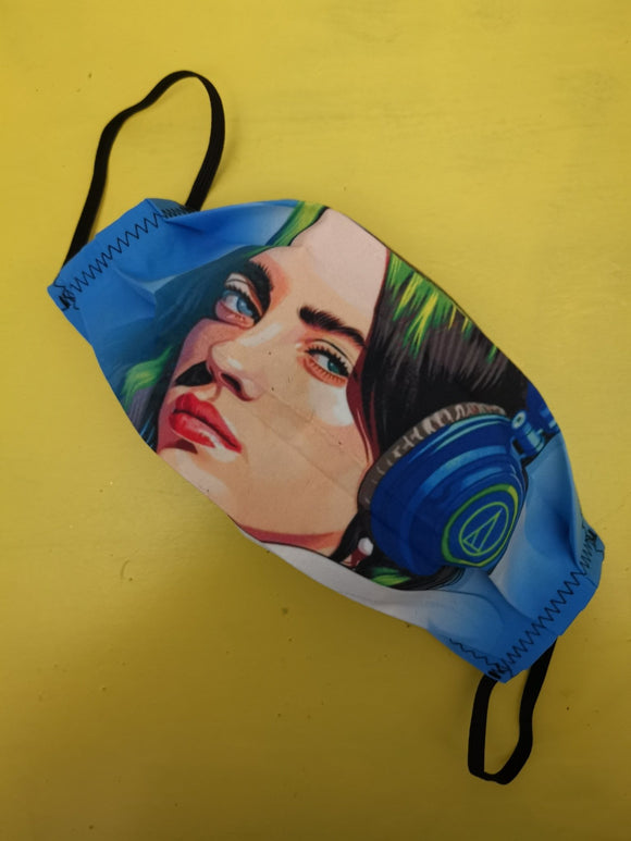 Billie Eilish Flat Mask - Kwaitokoeksister South Africa