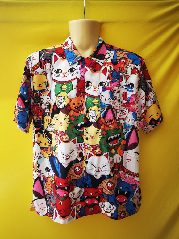 Cats Collar shirt - Kwaitokoeksister South Africa