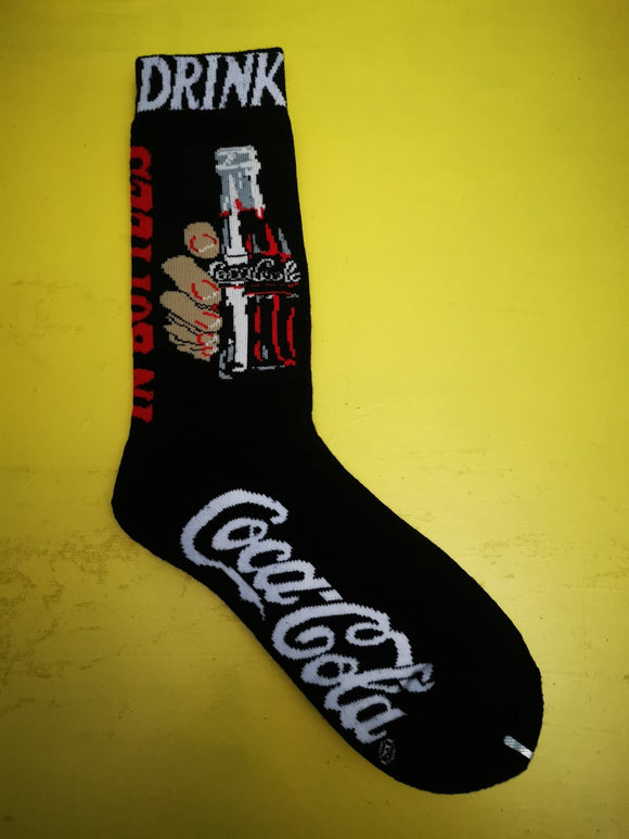 Coke Bottle Black Socks - Kwaitokoeksister South Africa