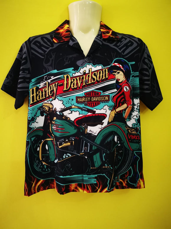 Harley Biker Collar Shirt - Kwaitokoeksister South Africa