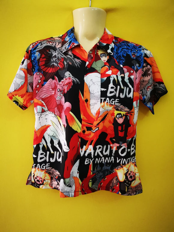 Naruto Biju Collar Shirt - Kwaitokoeksister South Africa