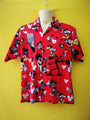 Red Minnie Mouse Collar Shirt