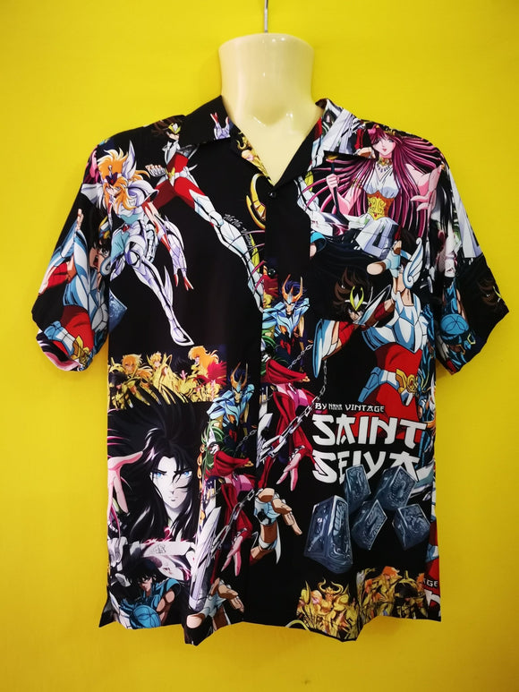 Saint Seiya Anime Collar Shirt - Kwaitokoeksister South Africa
