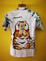 Snow Tiger Cartoon Collar Shirt