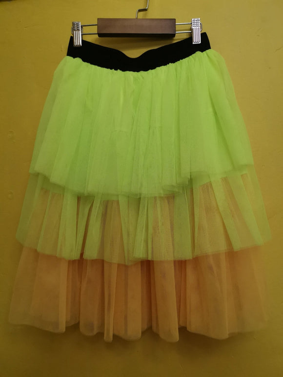 80's Tulle Skirt Lime yellow - Kwaitokoeksister South Africa