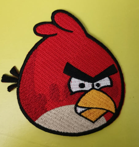 Angry Bird red Embroidered Iron on Patch