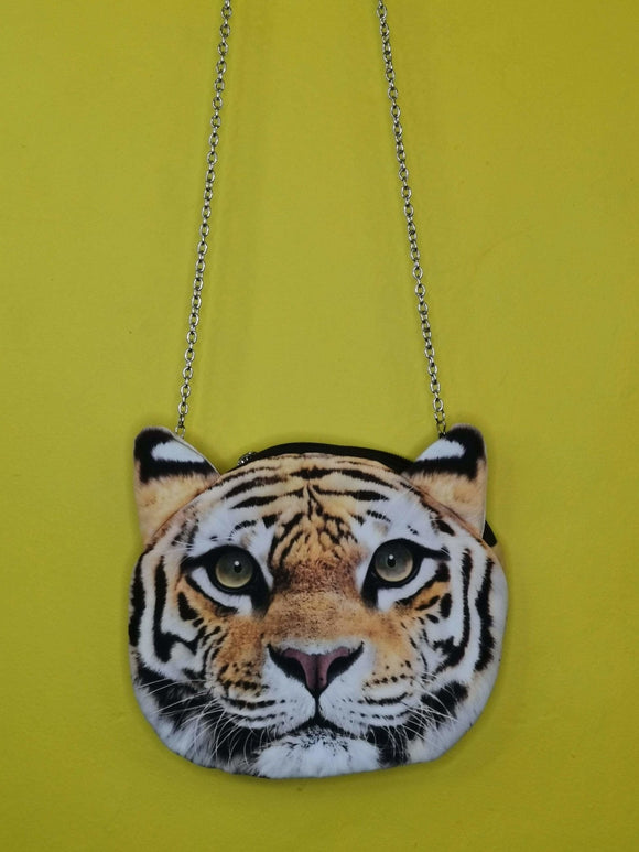 Animal Tiger chain small bag - Kwaitokoeksister South Africa