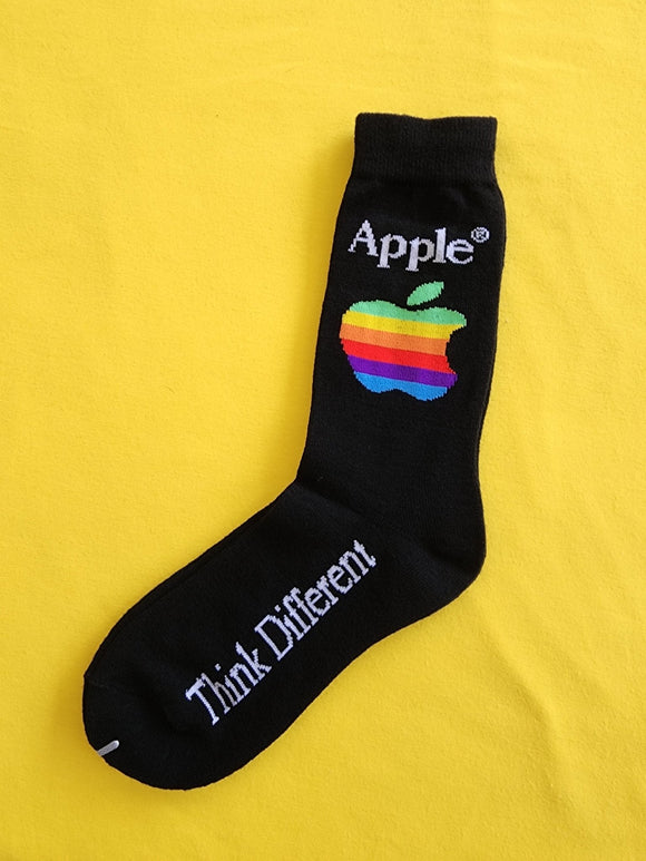 Apple Black Socks - Kwaitokoeksister South Africa