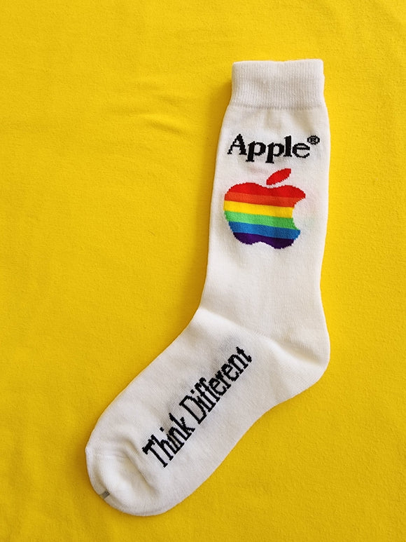 Apple White Socks - Kwaitokoeksister South Africa