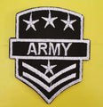 Army Embroidered Iron on Patch