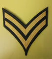 Army stripes 2 Embroidered Iron on Patch