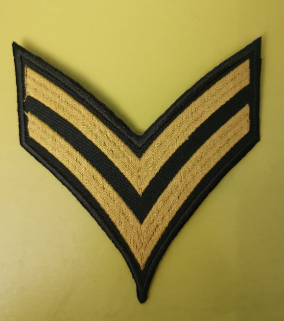 Army stripes 2 Embroidered Iron on Patch - Kwaitokoeksister South Africa