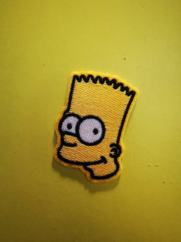 Bart Simpson 2 Embroidered Iron on Patch