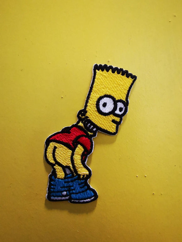 Bart Simpson 3 Embroidered Iron on Patch - Kwaitokoeksister South Africa