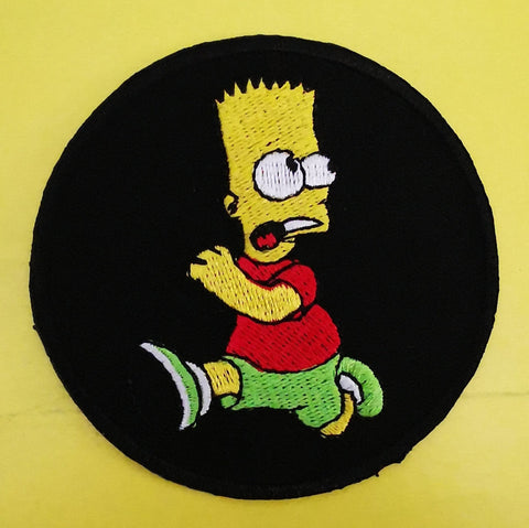 Bart Simpson 4 Embroidered Iron on Patch