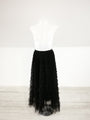 Black Layered Tulle Skirt