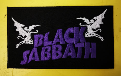 Black Sabbath Embroidered Iron on Patch