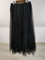 Black Tulle midi Skirt