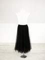 Black Tulle midi Skirt