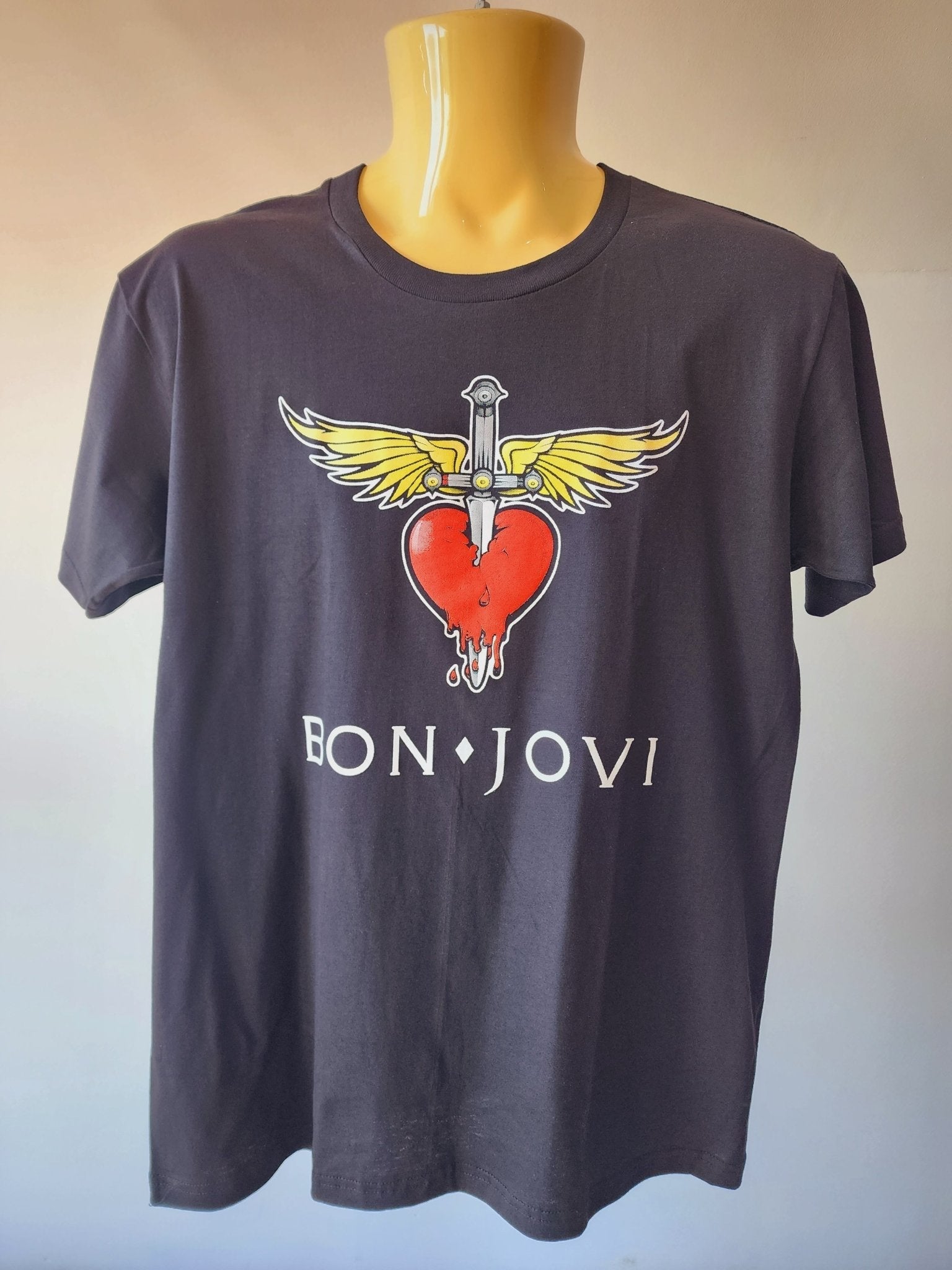 Bon Jovi Double Sided Black T-shirt