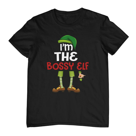 Bossy Elf Christmas T-Shirt - Kwaitokoeksister South Africa