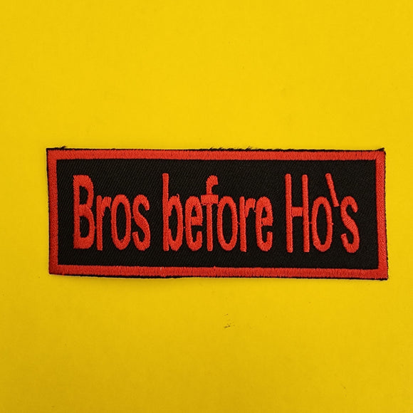 Bros before Ho's Iron on Patch - Kwaitokoeksister South Africa