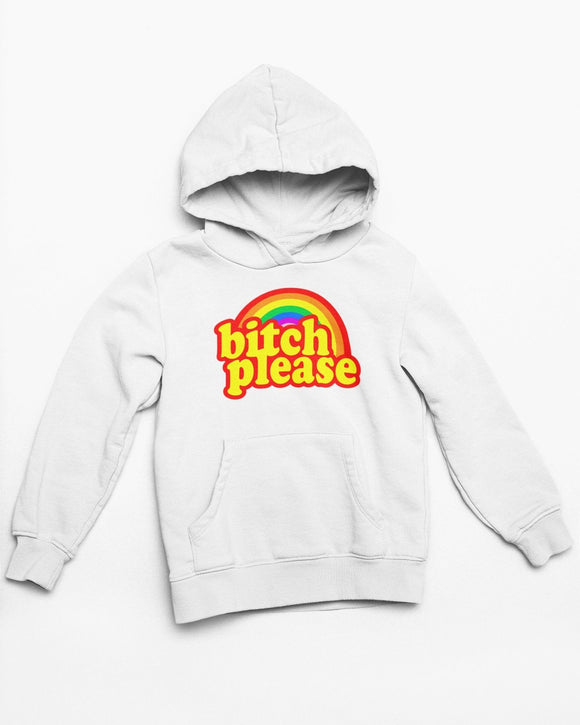 B*tch please white Hoodie - Kwaitokoeksister South Africa