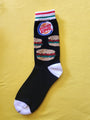 Burger King Black Socks
