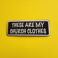 Church clothes Iron on Patch
