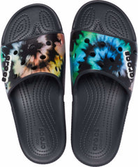 Classic Crocs Tie Dye Graphic Sandal Black display picture 1