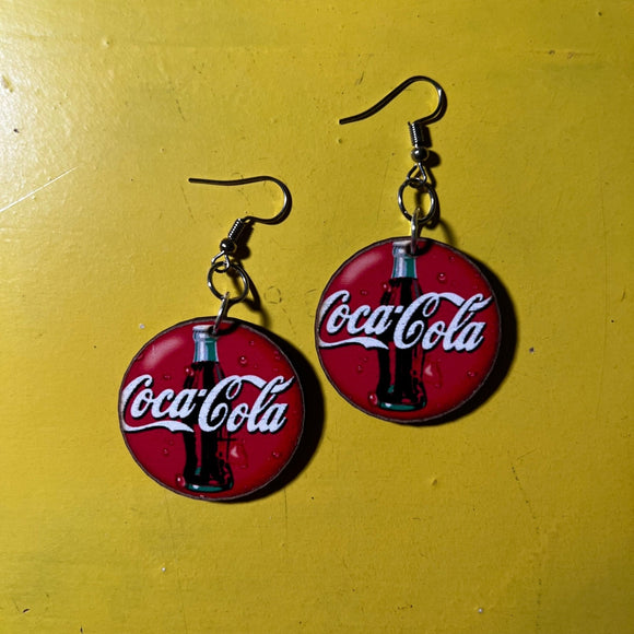 Coke earrings - Kwaitokoeksister South Africa