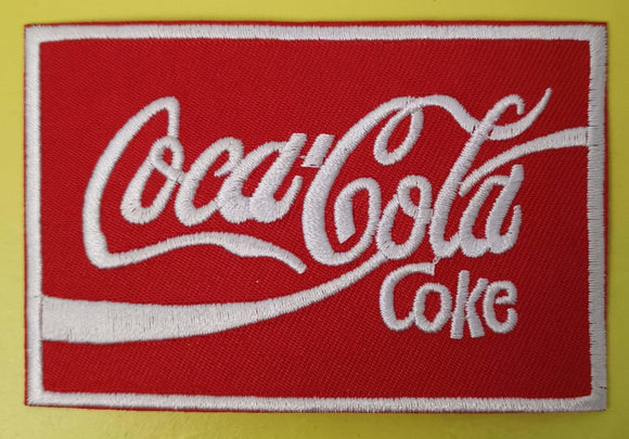 Coke Square Embroidered Iron on Patch - Kwaitokoeksister South Africa