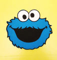 Cookie Monster Big Embroidered Iron on Patch