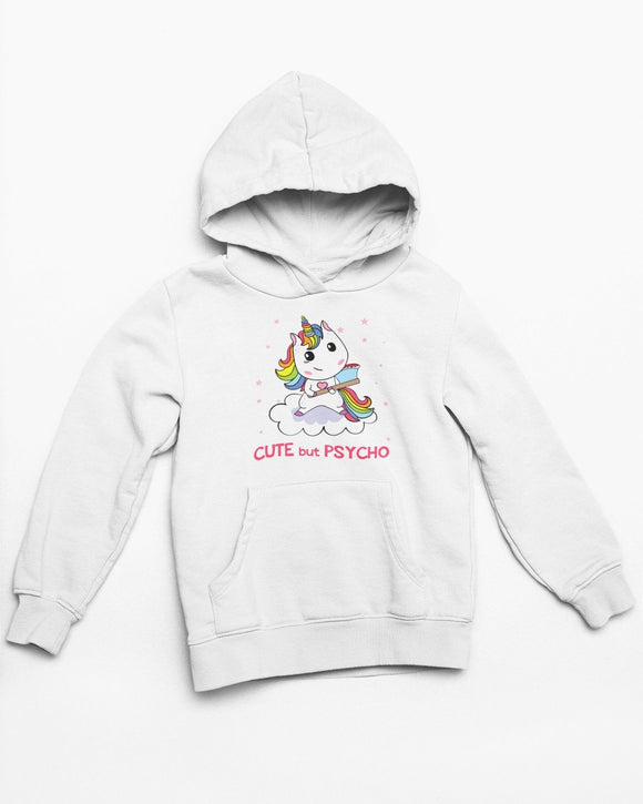 Cool But Psycho White Hoodie - Kwaitokoeksister South Africa