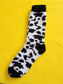 Cow Black Socks
