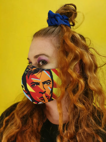 David Bowie Dome Mask (reversible)